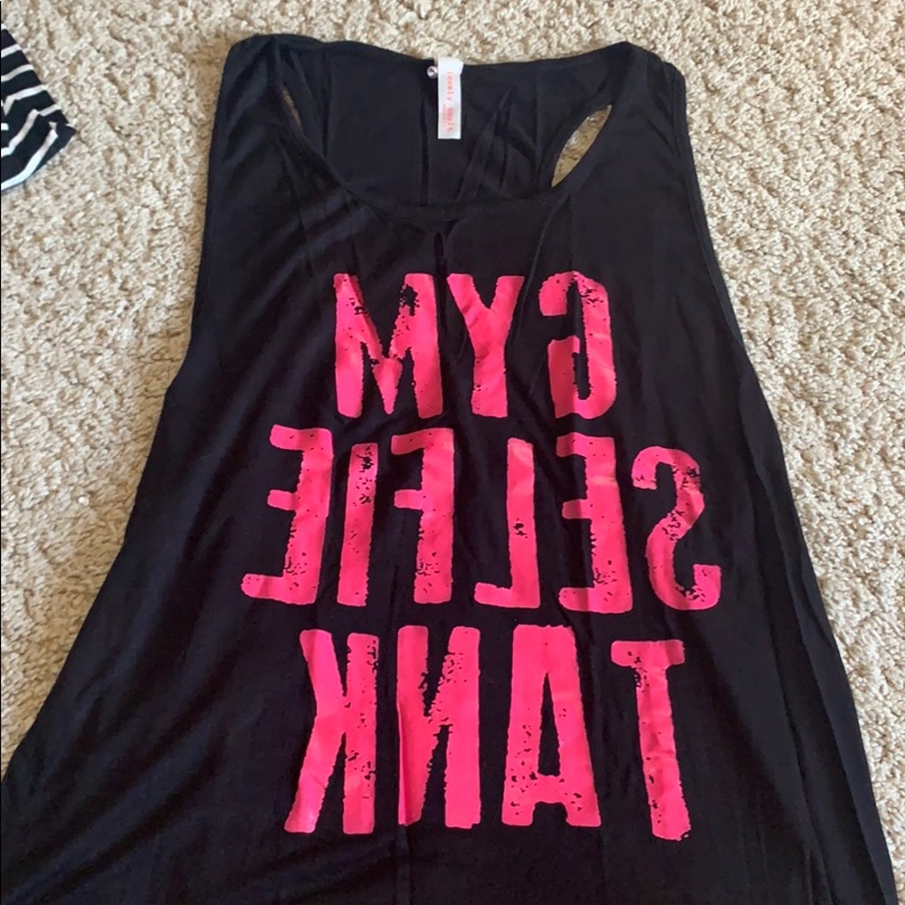 gym selfie tank!